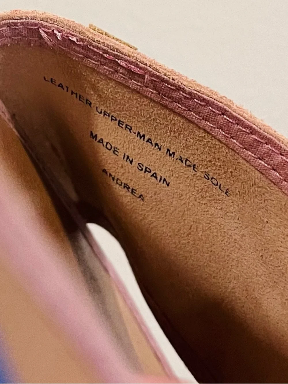 Verbenas Suede Espadrille Slide‎ Sandals Antique Blush Pink Women's 39/7